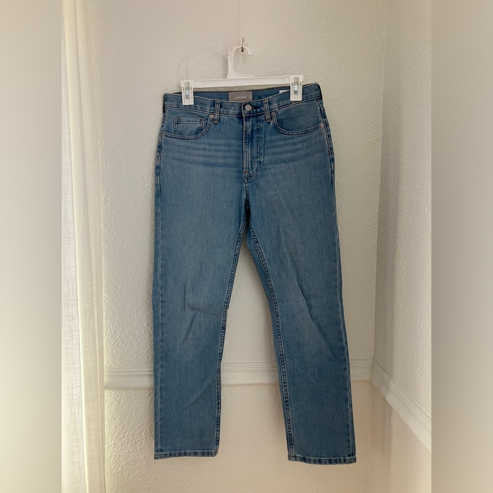 Everlane Women's Straight Leg Blue Jeans